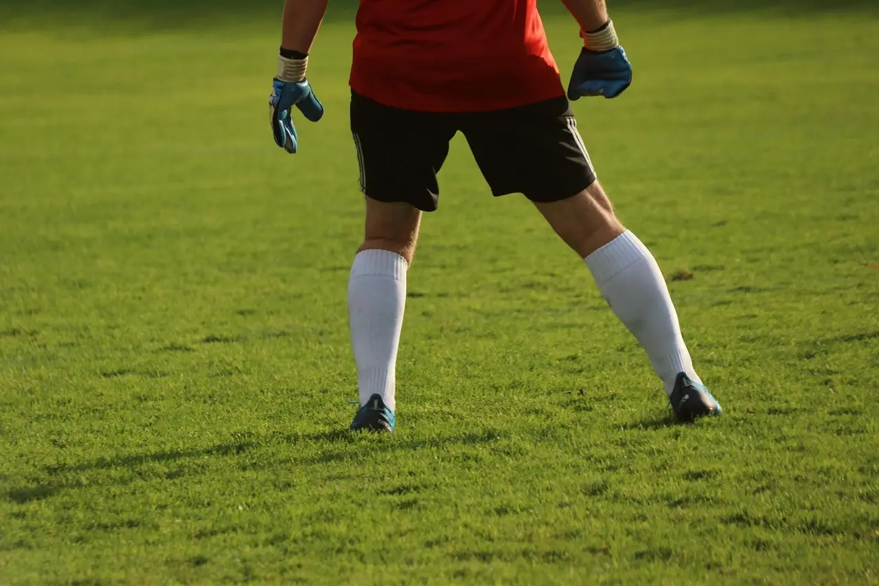 Målmand set bagfra