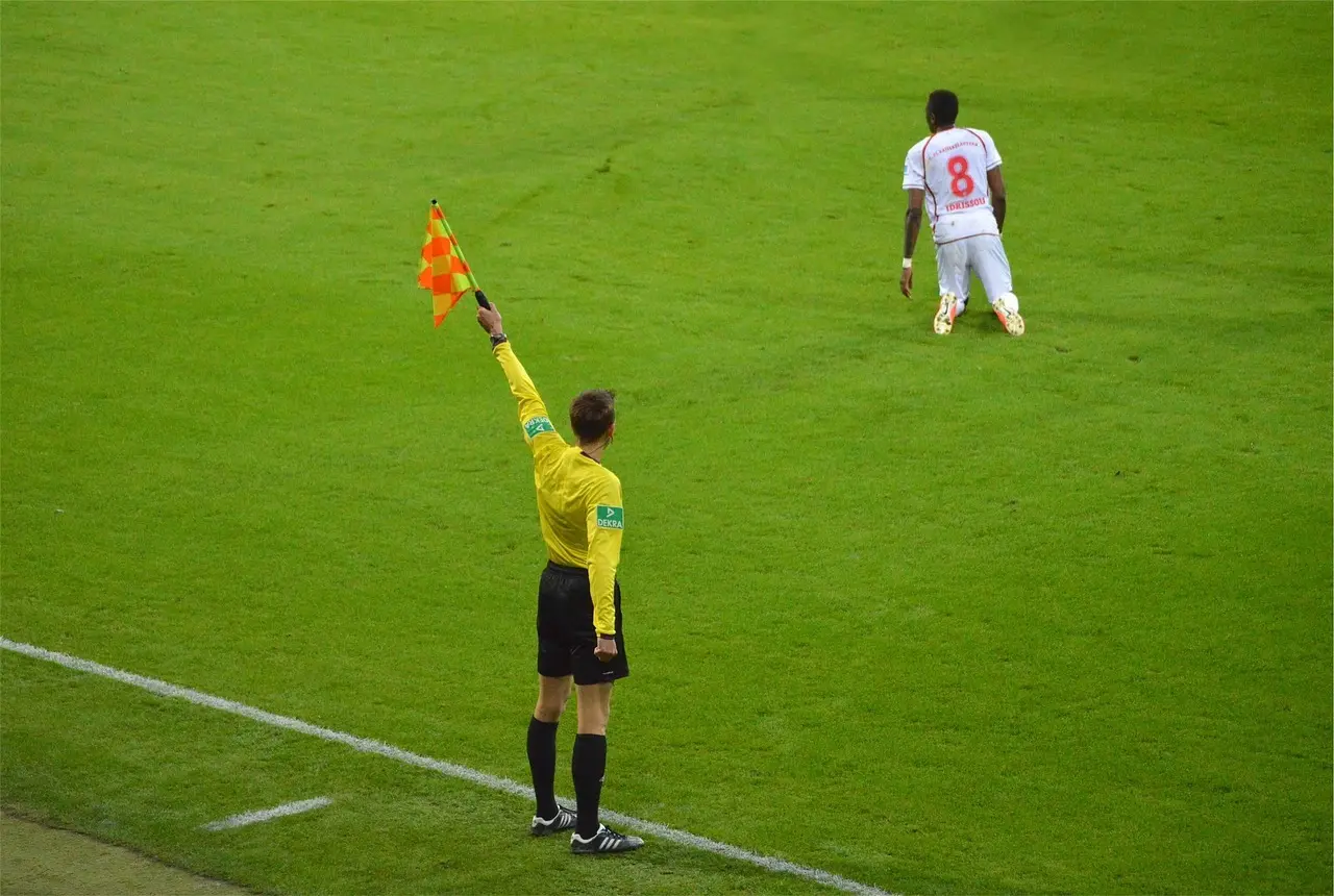 Linjedommer med signalflag
